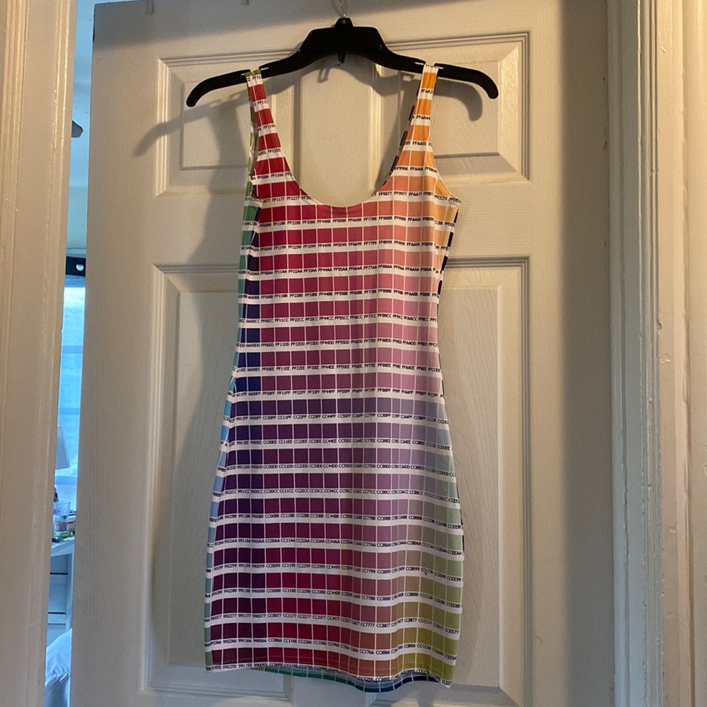 RARE Hex Colour Blackmilk Clothing Dress